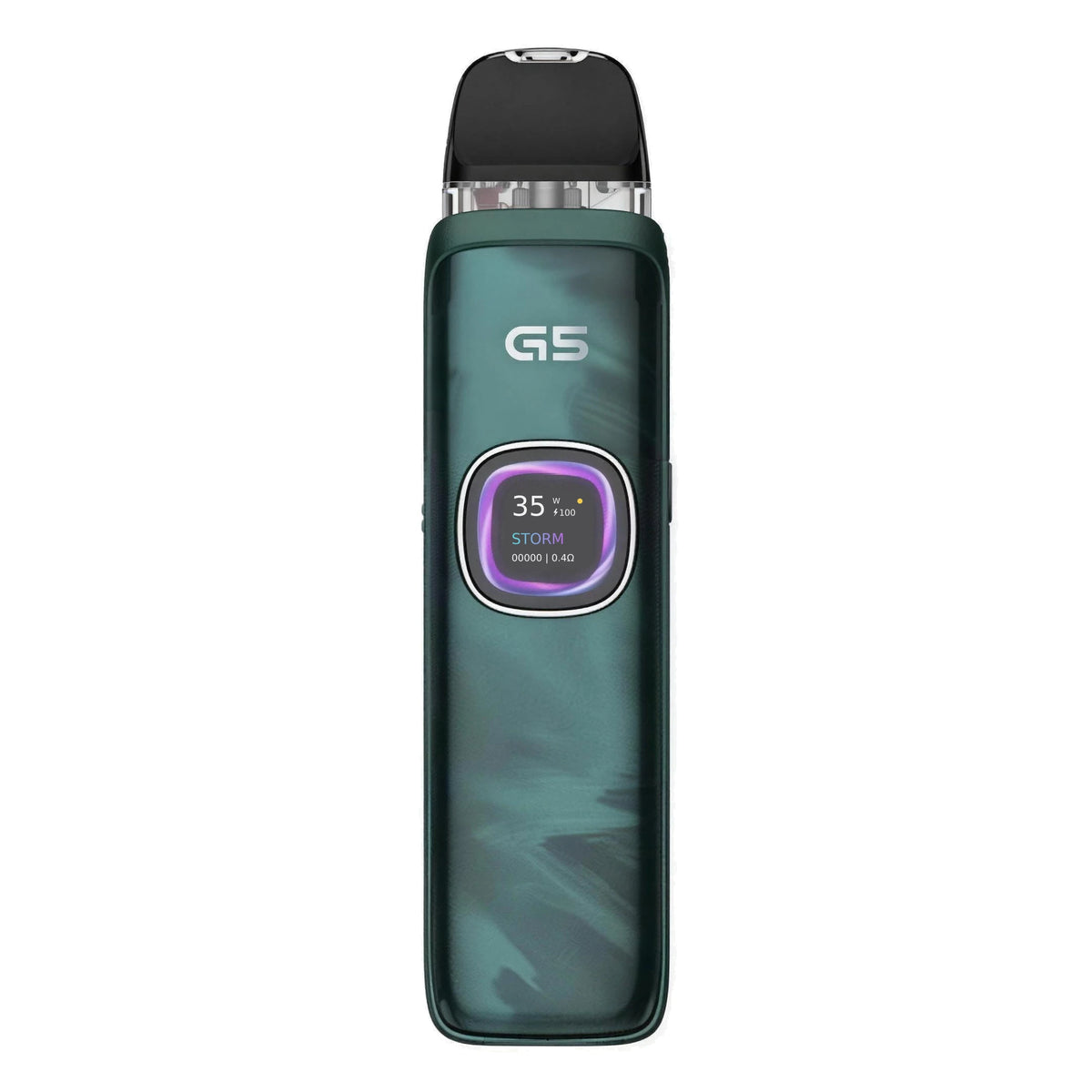 Uwell Caliburn G5 pod kit in Lake Green, new colour, top fill refillable pod vape