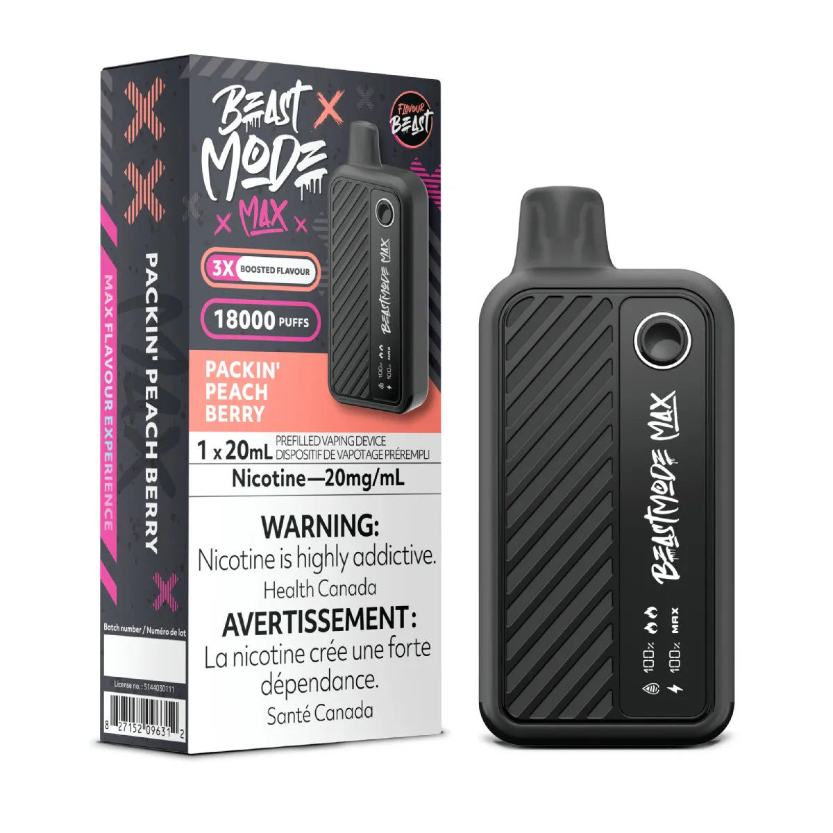 Flavour Beast Mode Max 18K Flippin' Fruit Flash disposable vape