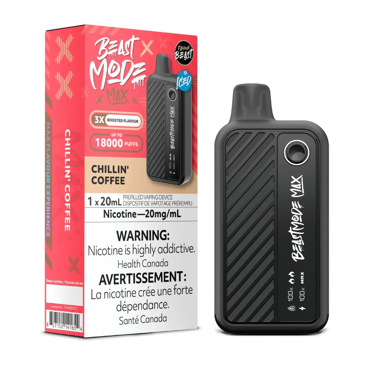 Flavour Beast Mode Max 18K Super Sour Pineapple Iced disposable vape