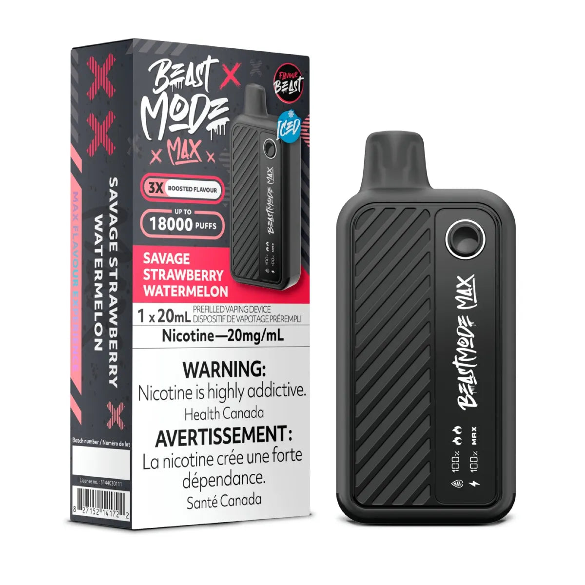 Flavour Beast Mode Max 18K Disposable | Free Shipping Canada Vaping The Way Flavour Beast Mode Max 18K Disposable | Free Shipping Canada Vaping The Way