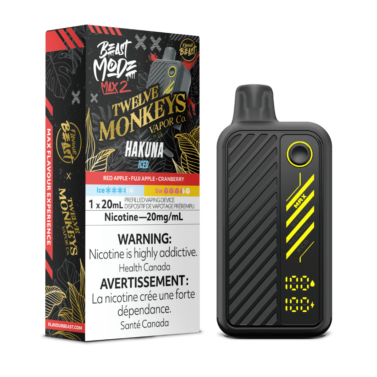 flavor beast vape battery Flavour Beast Mode Max 2 50K Disposable