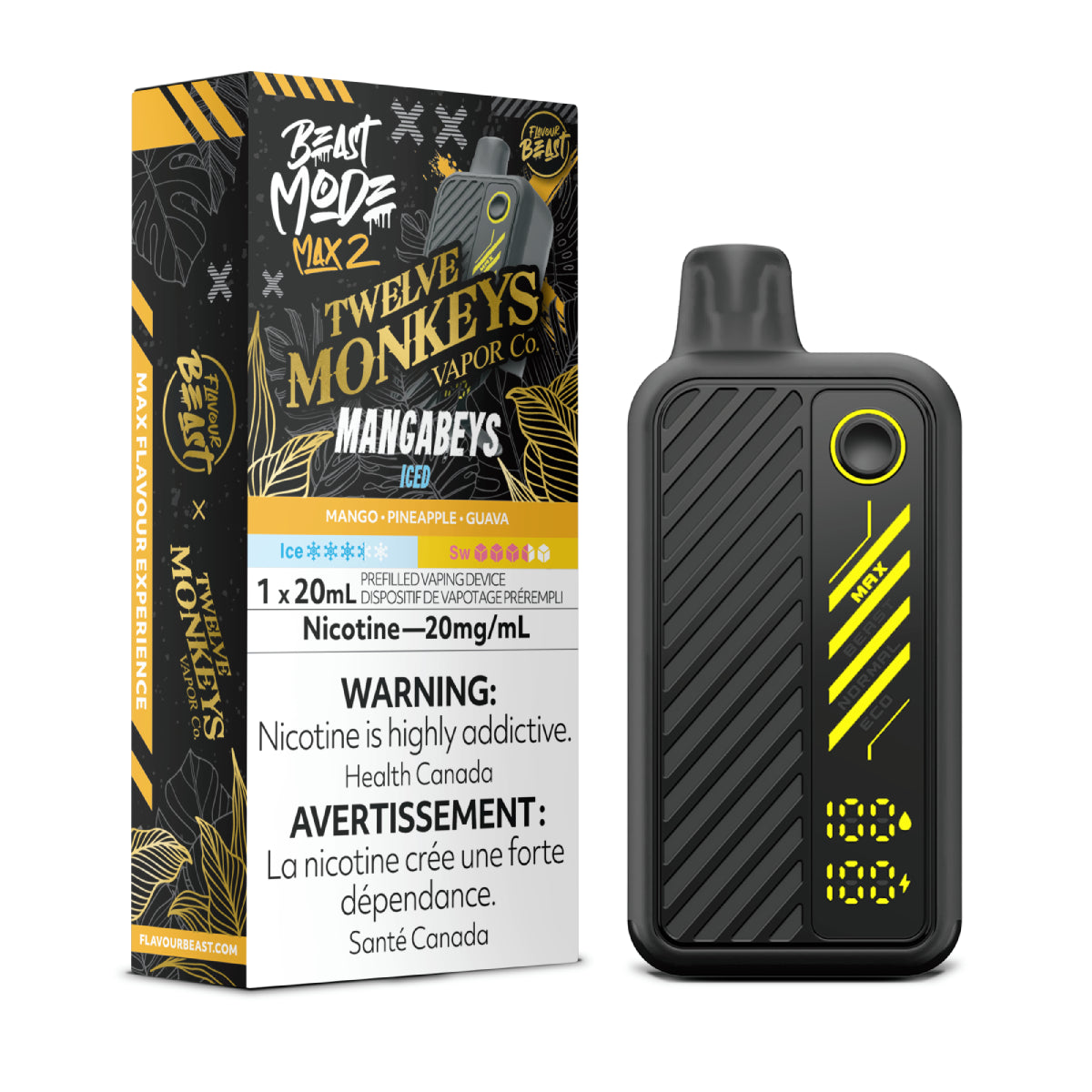 Flavour Beast Mode Max 2 50K Mangabeys disposable vape