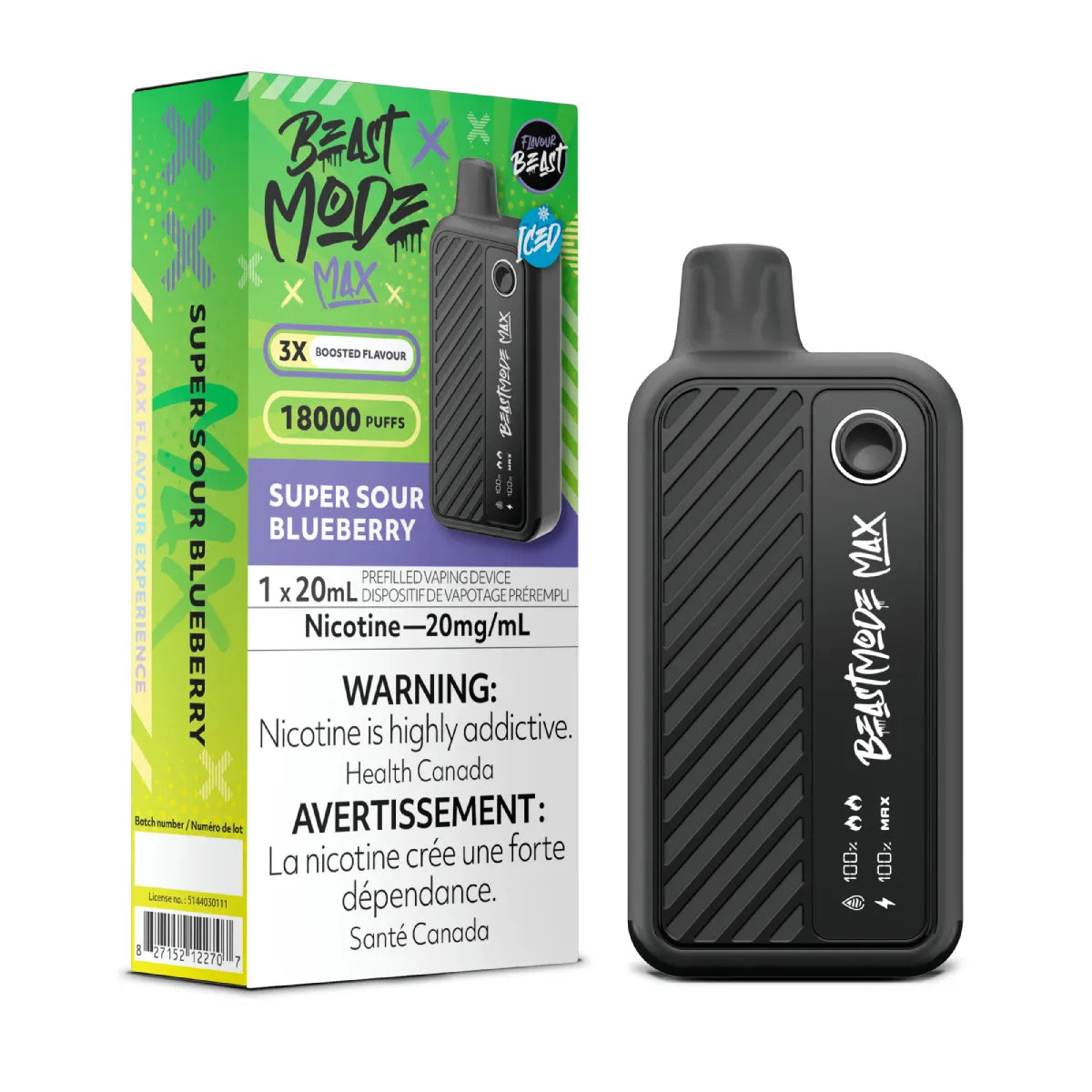 Flavour Beast Mode Max 18K Disposable | Free Shipping Canada Vaping The Way Flavour Beast Mode Max 18K Disposable | Free Shipping Canada Vaping The Way