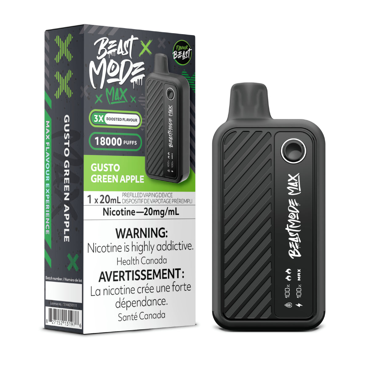 Flavour Beast Mode Max 18K Disposable | Free Shipping Canada Vaping The Way Flavour Beast Mode Max 18K Disposable | Free Shipping Canada Vaping The Way