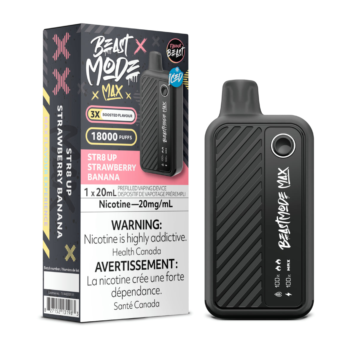 Flavour Beast Mode Max 18K Hip Honeydew Mango disposable vape