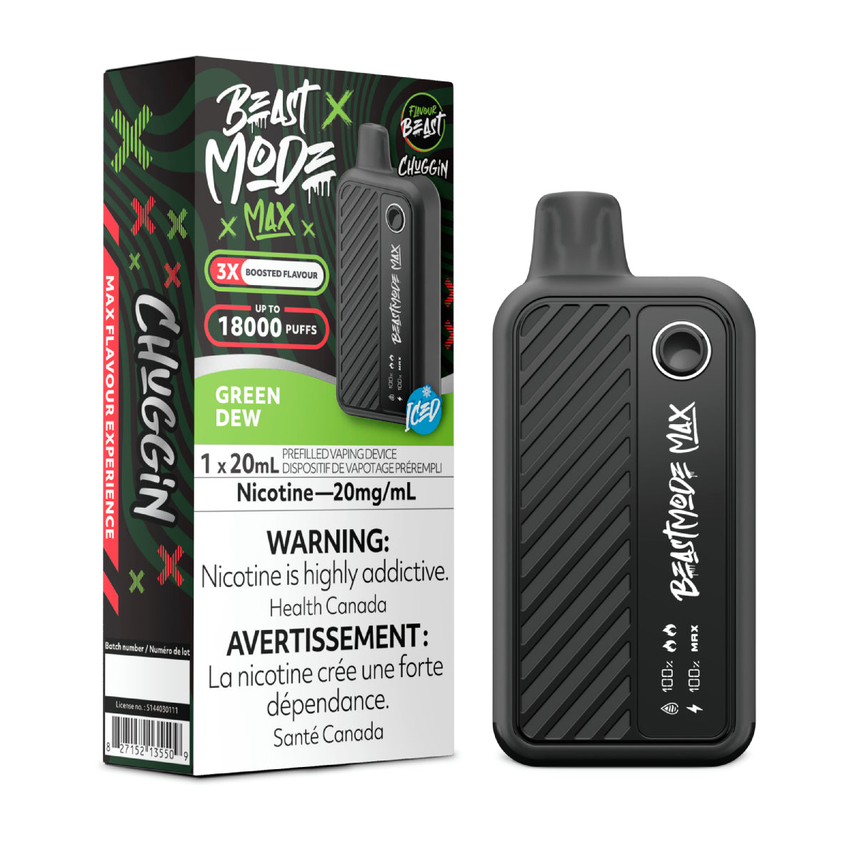 flavor beast vape nicotine Flavour Beast Mode Max 18K Disposable