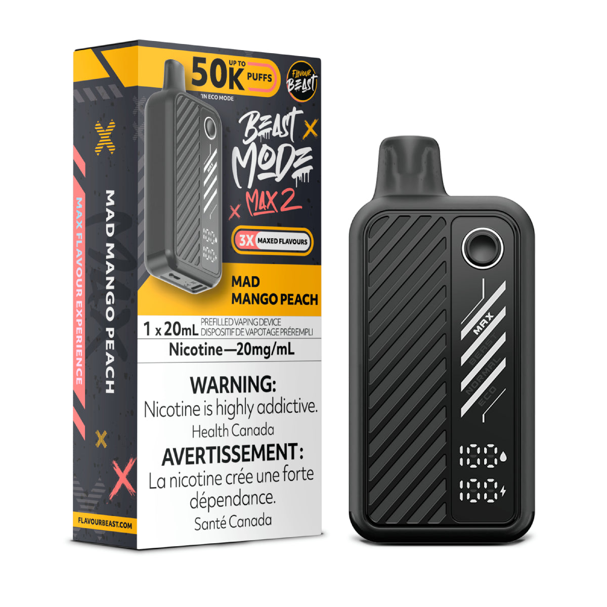 Flavour Beast Mode Max 2 50K Extreme Mint disposable vape