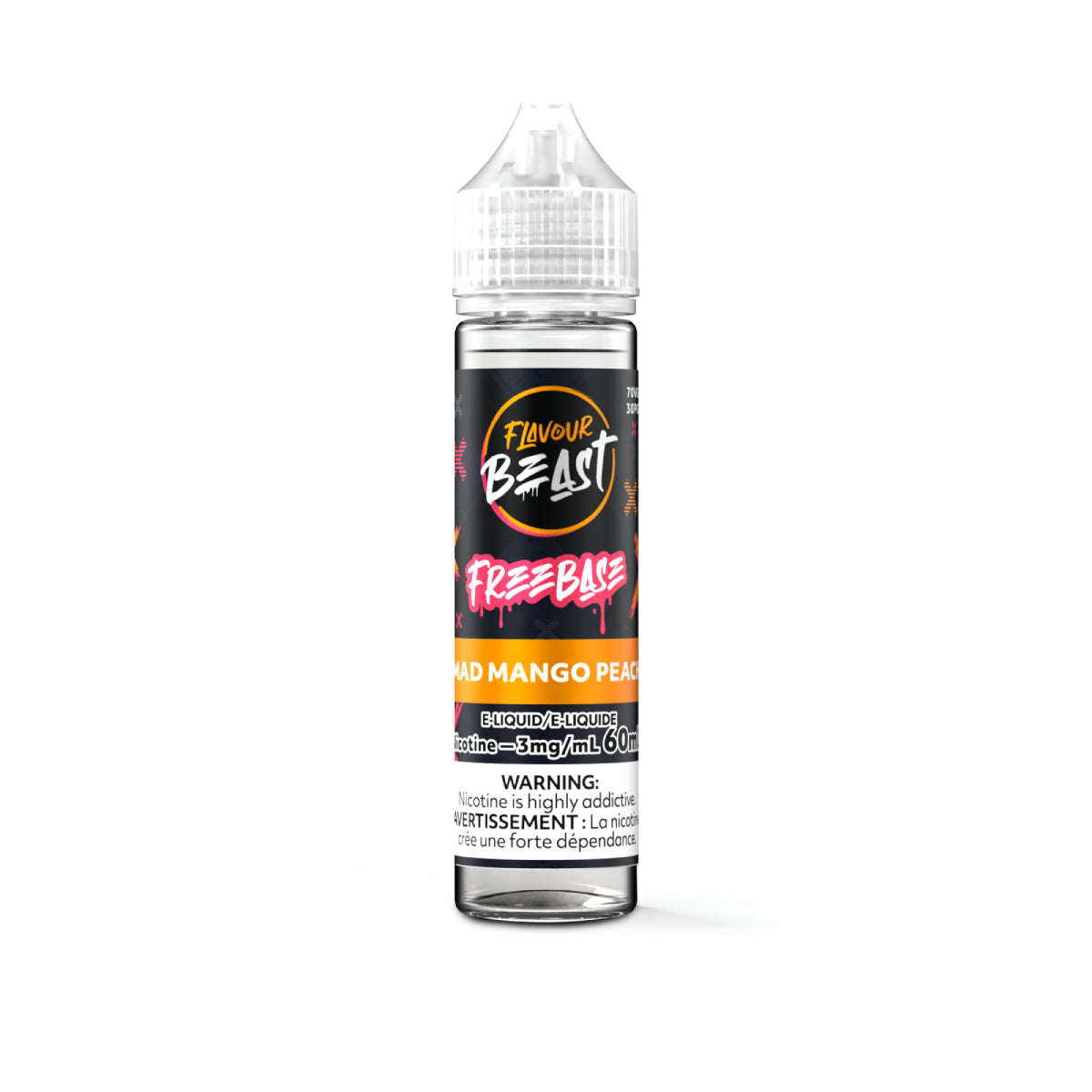 Flavour Beast 60ml E-liquid Mad Mango Peach e-liquid