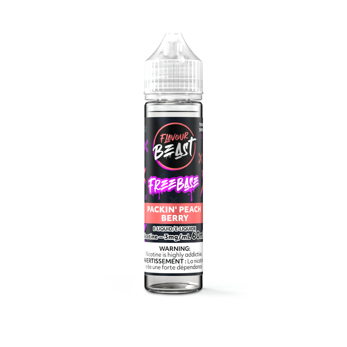 Flavour Beast 60ml E-liquid Packin Peach Berry e-liquid