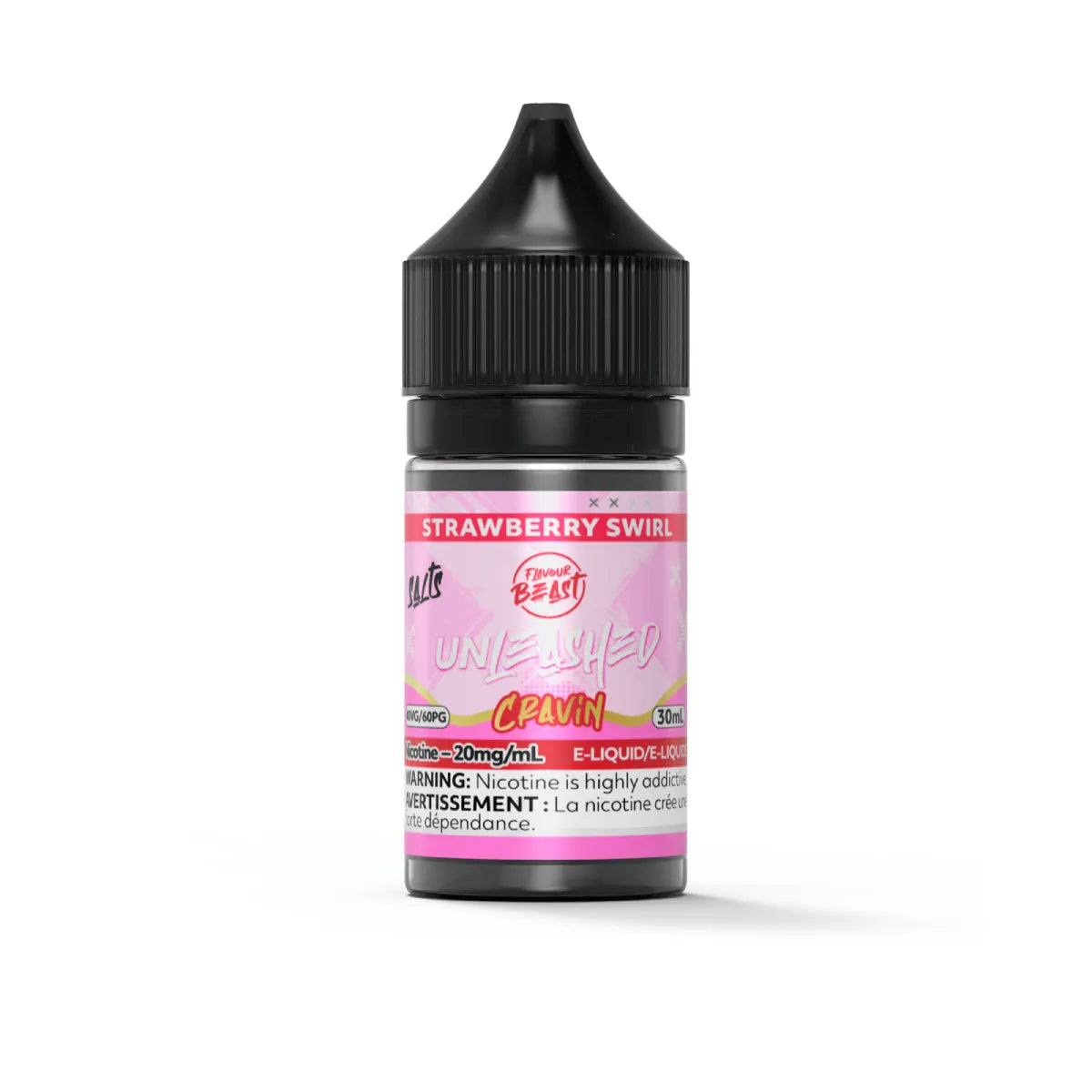 Flavour Beast Unleashed Cravin Series Strawberry Swirl e-liquid