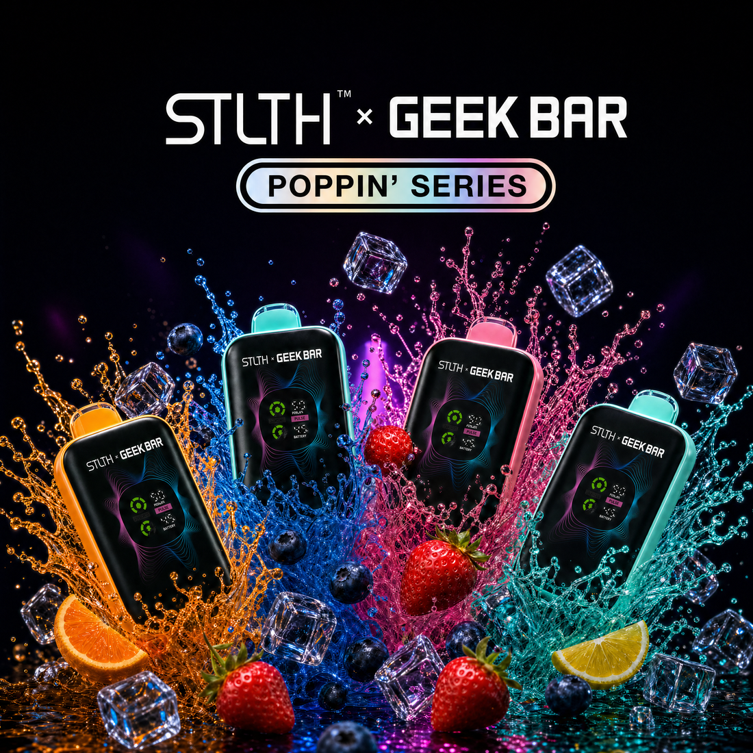 STLTH X GEEK BAR POPPIN' SERIES