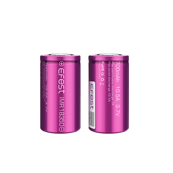 Efest 18350 IMR 700mAh 10.5A 3.7V LiMN Battery 1PC