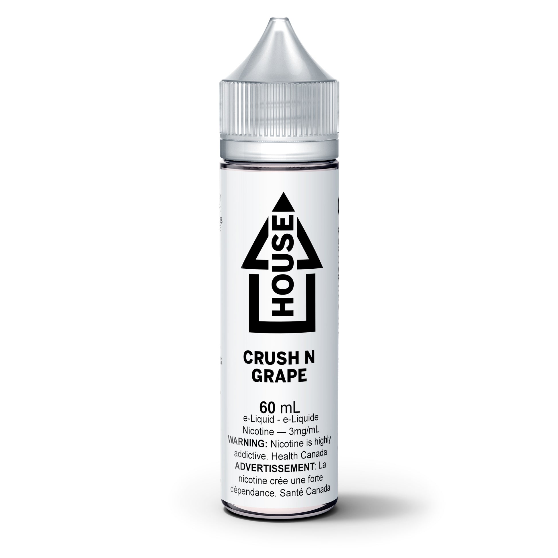 House 60ml Freebase E-Liquids Crush'n Grape e-liquid