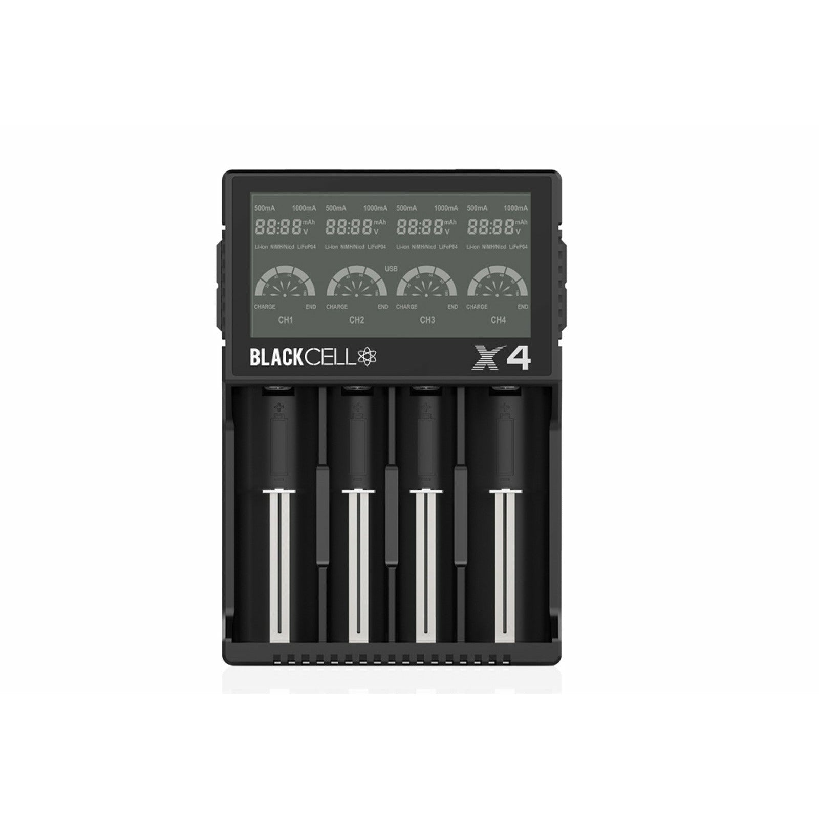 Blackcell X4 Battery Charger | VTW Vaping The Way Blackcell X4 Battery Charger | VTW Vaping The Way