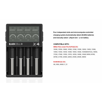 Blackcell X4 Battery Charger Cgagffmmwoiaooqaaankq 5Xu48813 vape battery