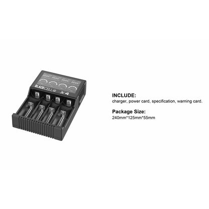 Blackcell X4 Battery Charger Cgagffmmwpcavepbaahglxtkrs0216 vape battery