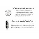 Yocan Evolve Plus Ceramic Donut Coils - 0.8ohm