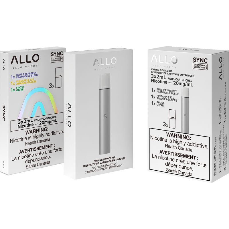 Allo Sync Starter Kit (3 Pods included & STLTH COMPATIBLE)