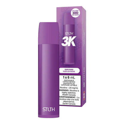 STLTH 3K DISPOSABLE Grape Punch vape pod