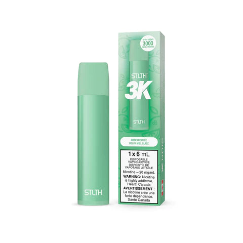 STLTH 3K DISPOSABLE Honeydew Ice vape pod