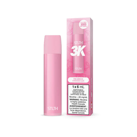 STLTH 3K DISPOSABLE Stlth 3K Kit Package Device Pink Lemon Ice vape pod