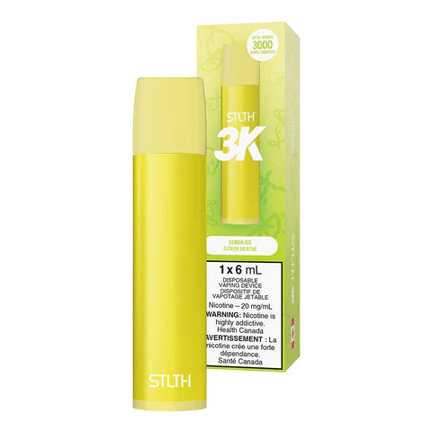 STLTH 3K DISPOSABLE Lemon Ice vape pod