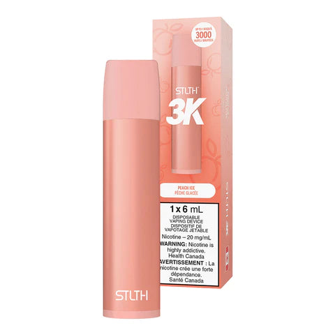 STLTH 3K DISPOSABLE Peach Ice vape pod