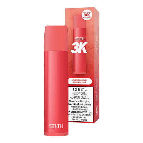 STLTH 3K DISPOSABLE Strawberry Kiwi Ice vape pod
