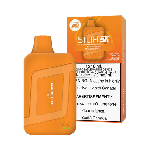 STLTH BOX 5K DISPOSABLE Mango Aloe Ice vape pod