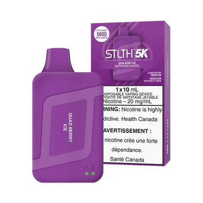 STLTH BOX 5K DISPOSABLE Quad Berry Ice vape pod