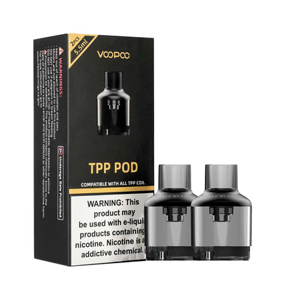 VOOPOO TPP REPLACEMENT PODS 2PK in Gunmetal — vape pod