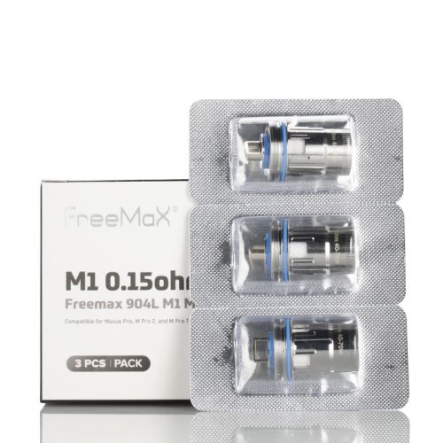 FreeMaX M Pro 2 904L M Replacement Coils 3PK 0.2ohm 904L M2 Dual Mesh Coils replacement coils