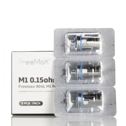 FreeMaX M Pro 2 904L M Replacement Coils 3PK 0.2ohm 904L M2 Dual Mesh Coils replacement coils