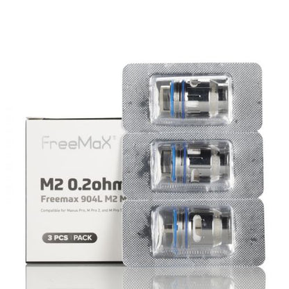 FreeMaX M Pro 2 904L M Replacement Coils 3PK Freemax 904L M2 Mesh Coils replacement coils