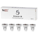 YOCAN-D EVOLVE REPLACEMENT QUARTZ DUAL COIL 5PK